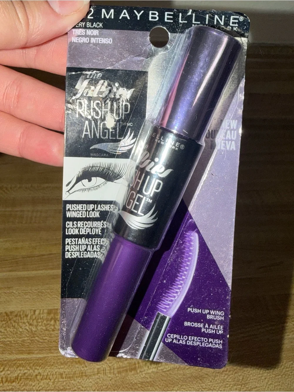 Maybelline the falsies push up angel mascara 502 very black